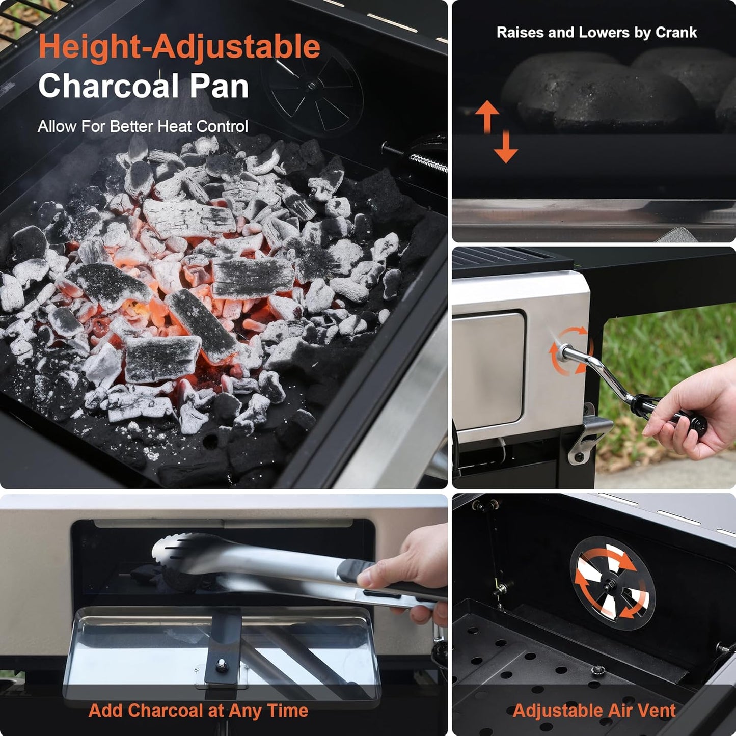 Propane Gas and Charcoal Grill Combo,Grill and Griddle