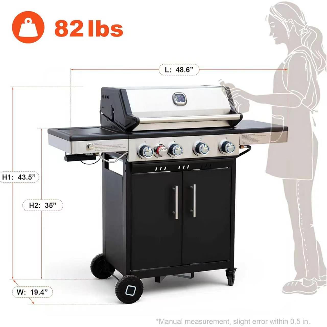 Mustang -4 Burner Gas Grill