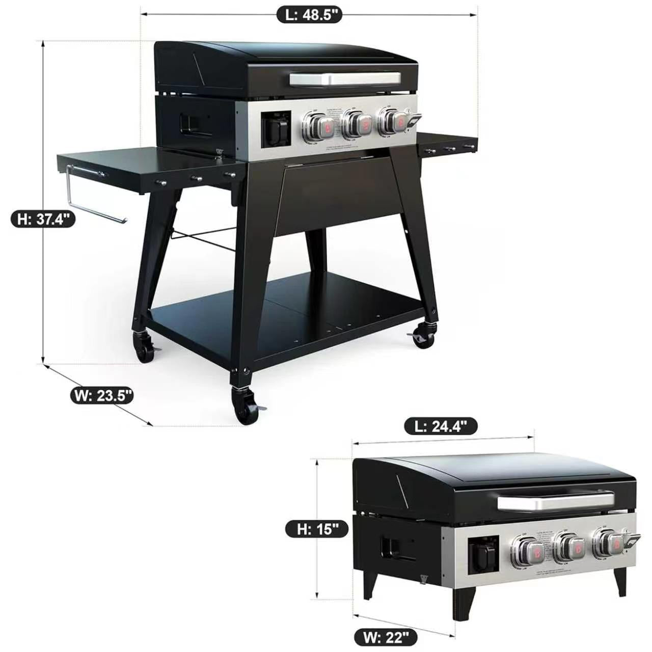 Badlands 3 Burner Gas Griddle