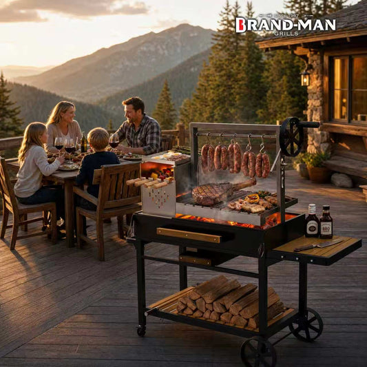 Best Brandman Santa Maria Style Grill | Worth Buying Wood-Fired Argentine BBQ Grill for US Backyards