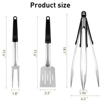 3 pcs BBQ Tool set