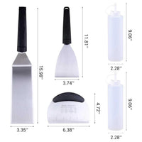 5 pcs Griddle Grilling Tool set