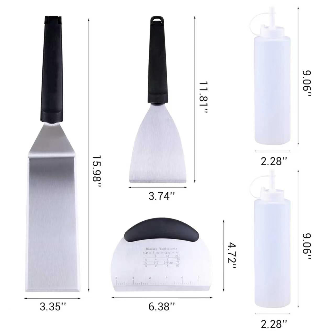 5 pcs Griddle Grilling Tool set