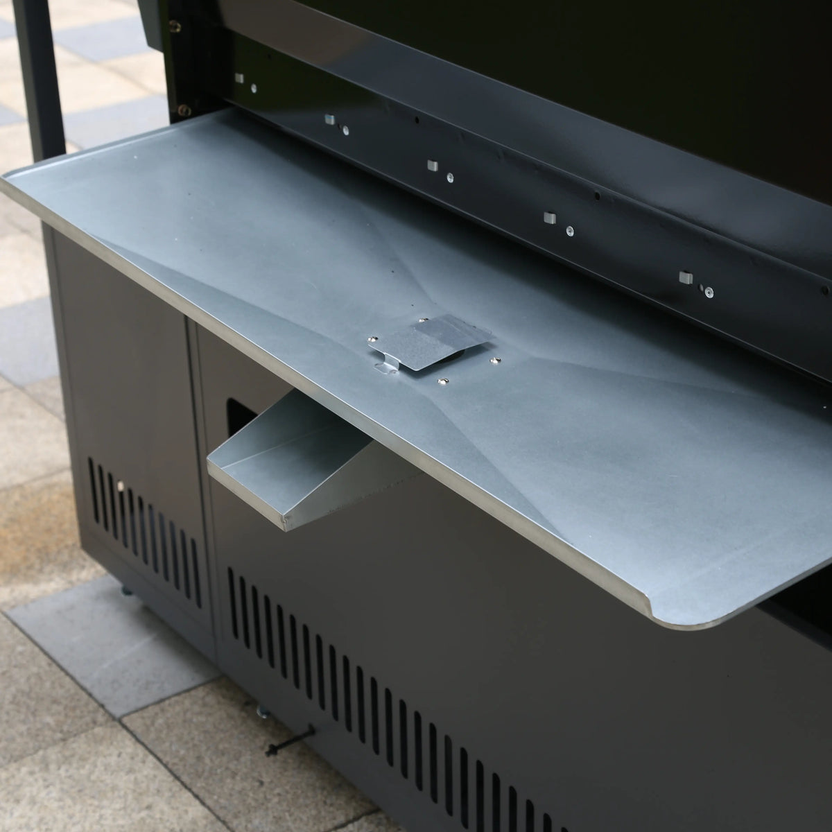 Brandman Pull‑Out Grease Drip Tray for Outdoor Grill