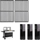 Hoss 2 Grill Grates & 3 Flame Tamers Set