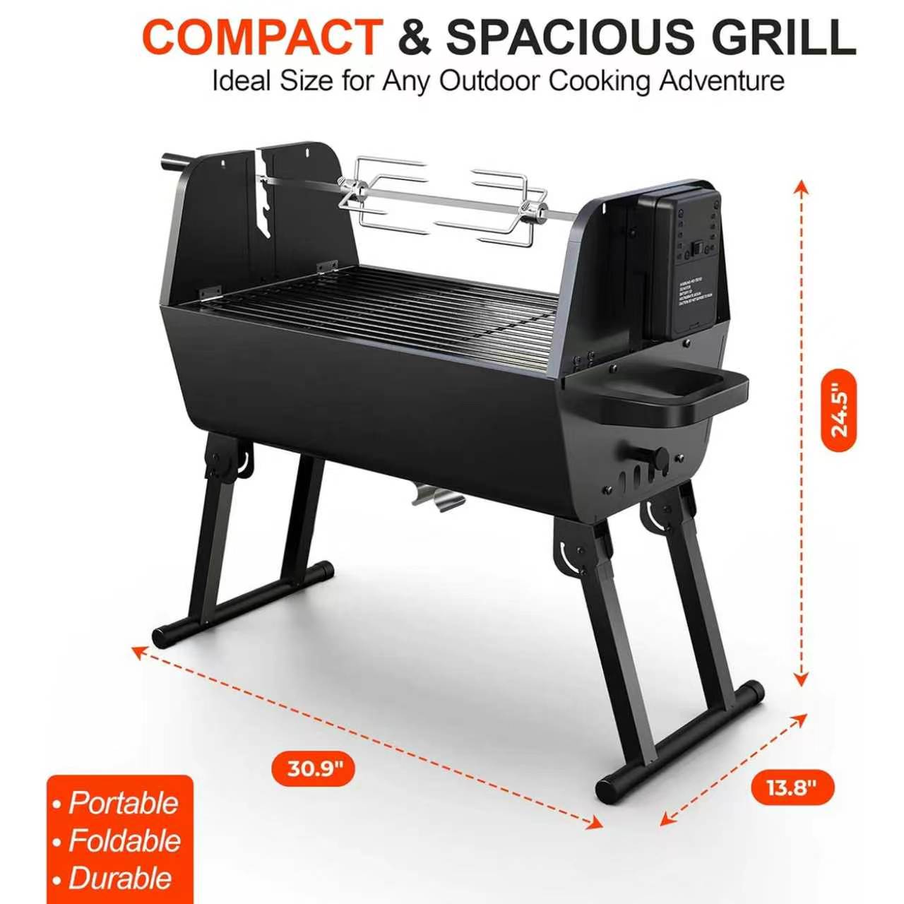 Colt Portable Charcoal Rotary Grill