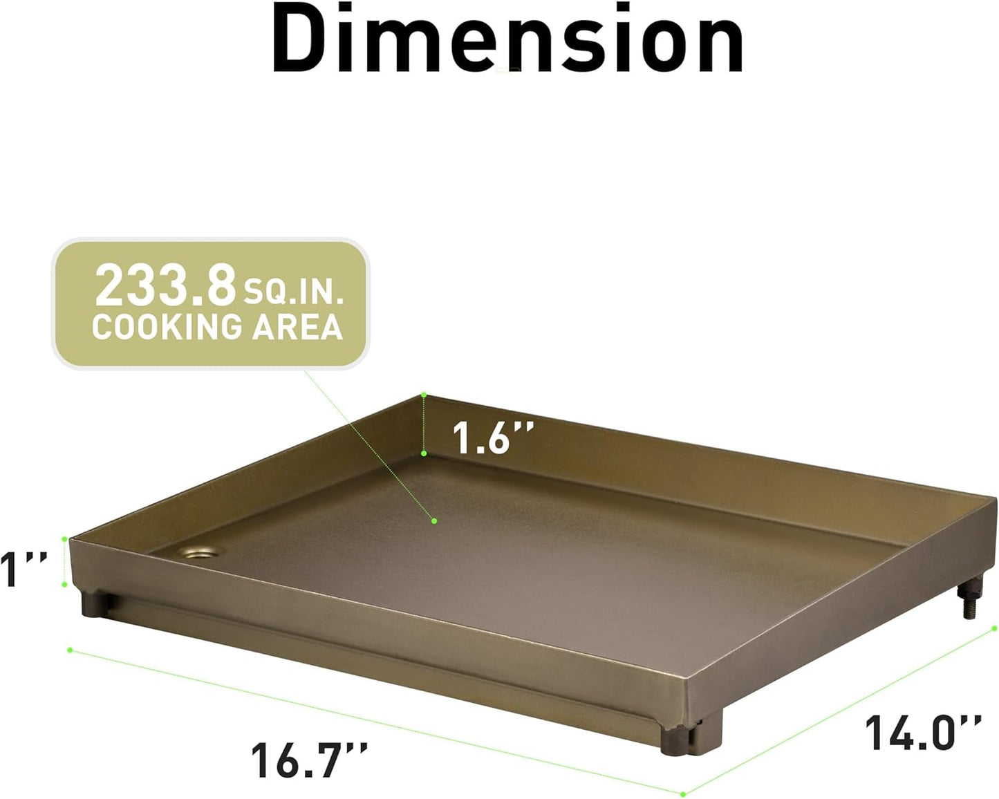 Griddle for Brandman Hoss Grill Griddle Combo