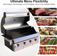 Rustler 4B Built-in Gas Grill