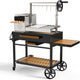 Adjustable Argentine Santa Maria Wood Charcoal BBQ Grill for Backyard Asado