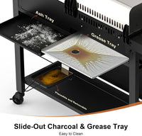 Propane Gas and Charcoal Grill Combo,Grill and Griddle
