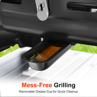 Brandman 1-Burner Portable Tabletop Propane Camping Grill