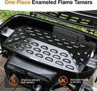 2-Burner Portable Propane Gas Grill- Black