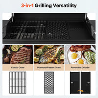 4-Burner Propane BBQ Grill for Backyard