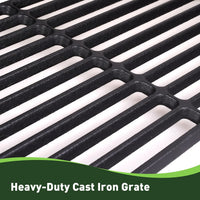 Hoss 2 Grill Grates & 3 Flame Tamers Set