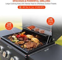 3 Burner Gas Grill