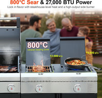 Five-burner Gas Oven And Frying Pan Set