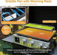 Badlands 3 Burner Gas Griddle
