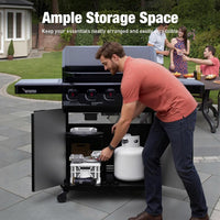 5-Burner Infrared Gas Grill 60000 BTU Propane/Natural Gas Outdoor BBQ
