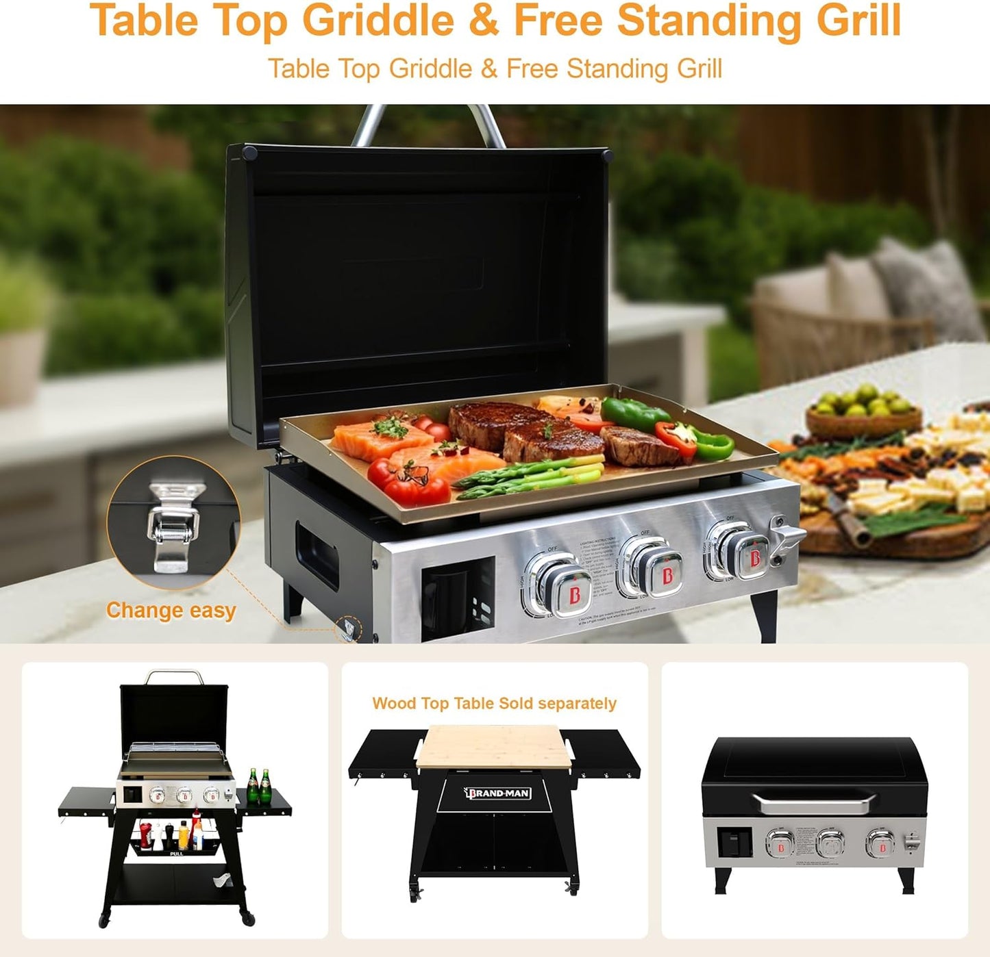 Badlands 3 Burner Gas Griddle
