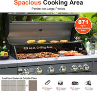 Rustler 2-6 Burner Gas Grill