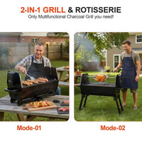 Colt Portable Charcoal Rotary Grill