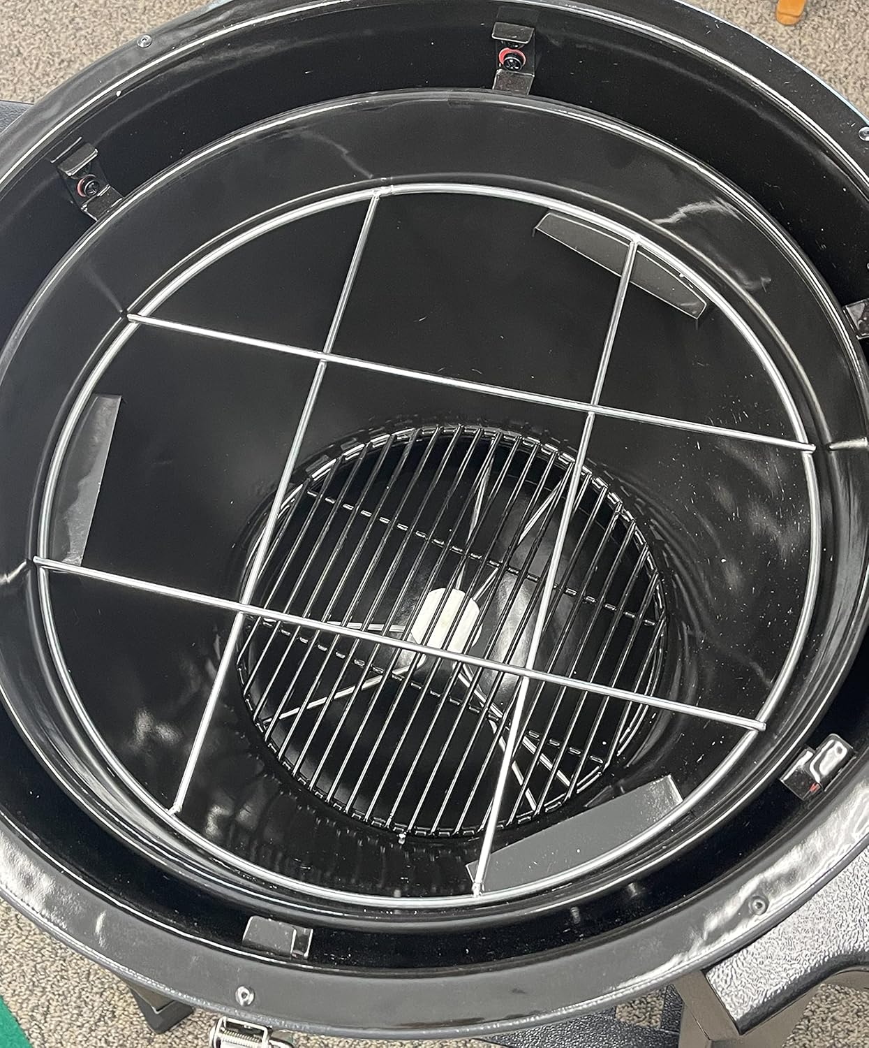 Steel Chrome Trivet Fit Rodeo Deluxe Kamado Grill