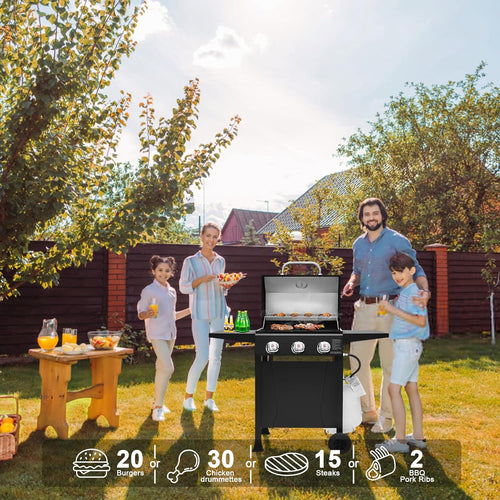 3 Burner Gas Grill