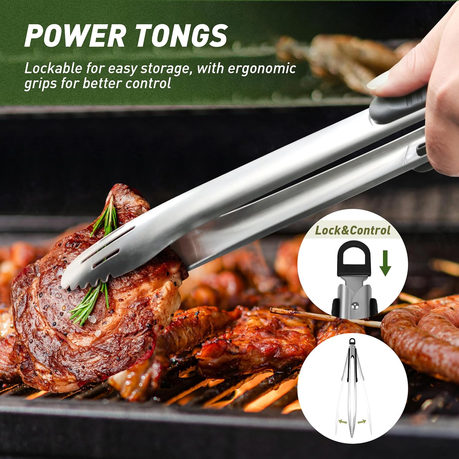 3 pcs BBQ Tool set