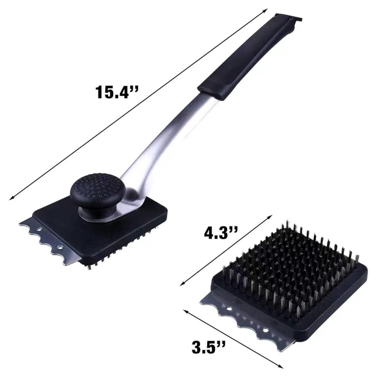 BBQ Cleaning Brush with 2 replacement heads