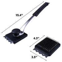 BBQ Cleaning Brush with 2 replacement heads