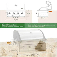 Rustler 4B Built-in Gas Grill