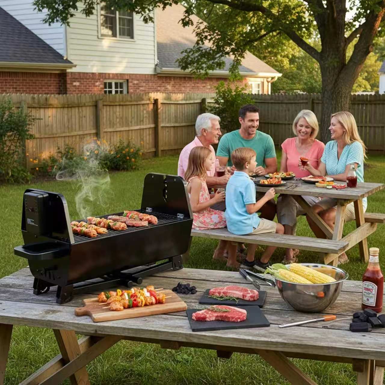 Colt Portable Charcoal Rotary Grill