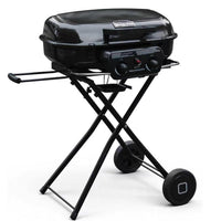 2-Burner Portable Propane Gas Grill- Black