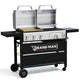 Propane Gas and Charcoal Grill Combo,Grill and Griddle