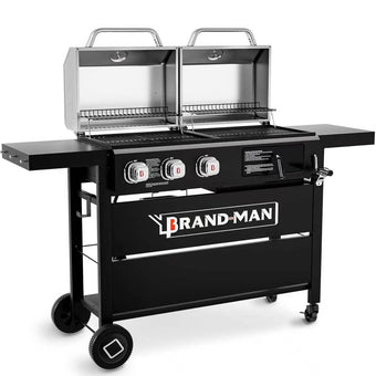 compare product Propane Gas and Charcoal Grill Combo, Grill and Grill